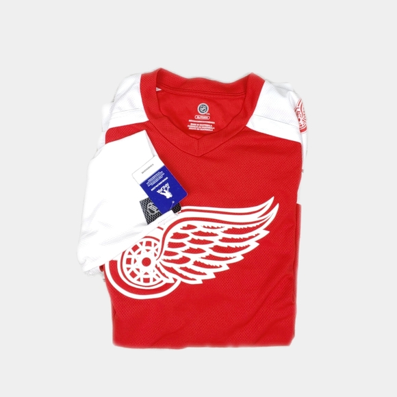 NWT NHL Men Detroit Red Wing LARKIN  V Neck Jersey - Picture 5 of 6